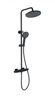 Душевая система с термостатом WONZON & WOGHAND NEO, Черный матовый (WW-B3045-A-MB) - Gidratop.ru изображение