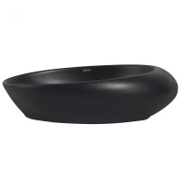 Раковина накладная ABBER Bequem AC2107MB черная матовая - Gidratop.ru изображение