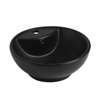 Раковина накладная ABBER Bequem AC2101MB черная матовая - Gidratop.ru изображение