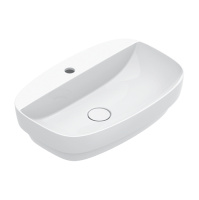 Catalano Alvea Раковина 60*40 настольная или полувстраиваемая, с 1 отв, под смеситель, цвет белый глянцевый - Gidratop.ru изображение