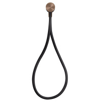 Gessi Hi-Fi душевой магнитные комплект, состоящий из вывода воды, держателя, Darkflex шланга 1,50 м и лейки, цвет: Copper Brushed PVD - Gidratop.ru изображение