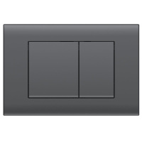 Кнопка смыва Vincea VFP-001GM, цвет вороненая сталь - Gidratop.ru изображение