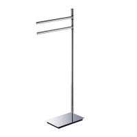 Colombo Square Стойка с аксессуарами 80.4см.,, напольная, цвет: хром - Gidratop.ru изображение