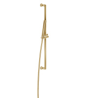 GESSI INCISO штанга в комплекте с душевой лейкой, шланг 1,50 м, цвет: золото - Gidratop.ru изображение