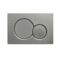 Кнопка смыва для инсталляции механическая WONZON & WOGHAND, Темный графит (WW-IB232-BGM) - Gidratop.ru изображение