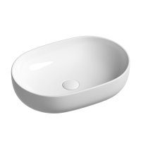 Умывальник чаша накладная овальная Element 600x415x135мм - Gidratop.ru изображение