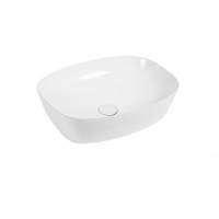 Раковина керамическая Vincea VBS-305, 500*380*140, накладная, цвет белый - Gidratop.ru изображение