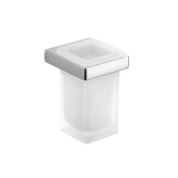 Colombo Lulu Стакан подвесной, цвет: хром/матовое стекло - Gidratop.ru изображение