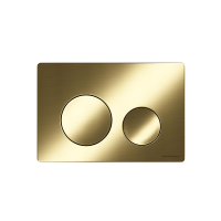 Кнопка смыва Balance, клавиши Circle, цвет брашированное золото, арт. CN12-001BG - Gidratop.ru изображение