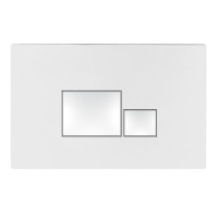 Кнопка смыва BB072BL, белая глянцевая - Gidratop.ru изображение