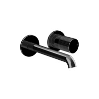 GESSI HABITO CESELLO смеситель для раковины настенный встраиваемый, однорычажный, цвет Black Metal PVD