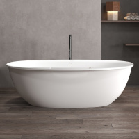 Ванна из искусственного камня ABBER Stein AS9631 белая матовая - Gidratop.ru изображение