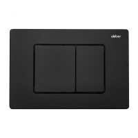 Кнопка смыва ABBER AC0120MB черная матовая - Gidratop.ru изображение
