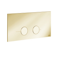 GESSI клавиша смыва для унитаза, двойная, для систем инсталляций Viega Prevista, цвет Gold PVD - Gidratop.ru изображение