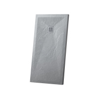 Поддон для душа из искусственного камня VST-4SR9013G, 1300*900*30, серый - Gidratop.ru изображение