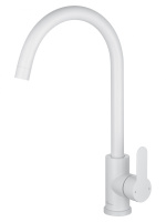 Смеситель для кухни WONZON & WOGHAND, Белый матовый (WW-AE4554-MW) - Gidratop.ru изображение