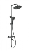 Душевая система с термостатом WONZON & WOGHAND CAPSULE, Темный графит (WW-B3031-A2-BGG) - Gidratop.ru изображение