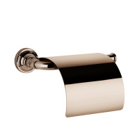 GESSI VENTI20 держатель туалетной бумаги, с крышкой, цвет Copper PVD - Gidratop.ru изображение
