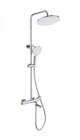 Душевая система с термостатом WONZON & WOGHAND T-1000, Хром (WW-B3057-A-CR) - Gidratop.ru изображение