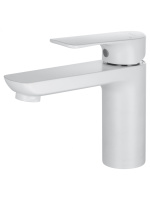 Смеситель для раковины WONZON & WOGHAND Line, Белый матовый (WW-A40732-MW) - Gidratop.ru изображение