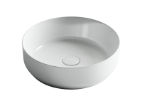 Умывальник чаша накладная круглая Element 390x390x120мм - Gidratop.ru изображение