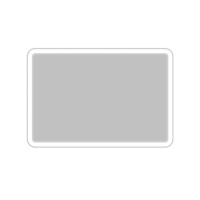 Зеркало с встроенным светильником и кнопочным выключателем SPC-MAR-900-600-LED-BTN, 12W, 220-240V, 900x30x600