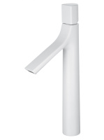 Смеситель для раковины высокий WONZON & WOGHAND The ONE, Белый матовый (WW-H1011-MW)