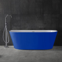 Акриловая ванна ABBER AB9216-1.7DB синяя - Gidratop.ru изображение