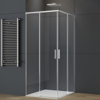 Душевой уголок Soft 2 VSS-3SO2800CL, 800*800, хром, стекло прозрачное - Gidratop.ru изображение