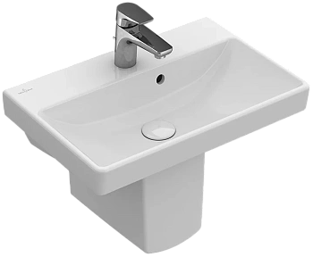 Раковина Villeroy&Boch Avento, 55 х 37 см, подвесная, альпийский белый, 4A005