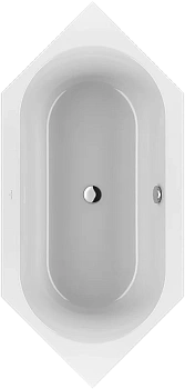 Акриловая ванна Villeroy&Boch Loop&Friends 190 x 90 см UBA199LFO6V-01, внутри овал