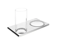 Двойной держатель со стаканом и мыльницей Keuco Edition 400 11556 019000 - Gidratop.ru изображение