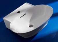 Раковина Laufen The New Classic 8.1585.2.000.104.1, подвесная, цвет белый, 50 х 45 х 13.5 см - Gidratop.ru изображение