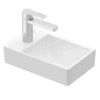 Рукомойник Villeroy&Boch Avento 43003R01, 36 см, левый, альпийский белый - Gidratop.ru изображение