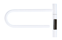 Полотенцесушитель электрический Vincea VTD-1P1WE 39x25, белый, таймер - Gidratop.ru изображение