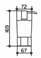 Дозатор мыла Keuco Elegance New 11654 019001 - Gidratop.ru изображение