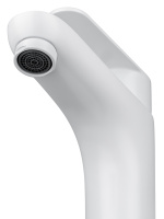 Смеситель для раковины WONZON & WOGHAND ALFA, Белый матовый (WW-A40202-MW) - Gidratop.ru изображение