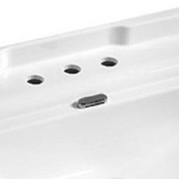 Заглушка для перелива, цвет хром