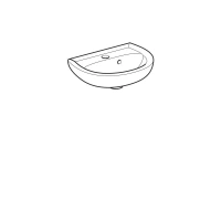 Раковина Geberit Renova 273040000, 40 х 30 см, белая - Gidratop.ru изображение