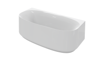 Акриловая ванна пристенная CEZARES CZR-LUX-WALL-170-80-58 - Gidratop.ru изображение