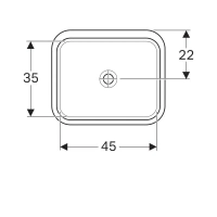 Раковина Geberit Variform 500.762.01.2, 53 x 44 см, белая - Gidratop.ru изображение