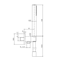 Newform X-STEEL 316 Ручной душ, кронштейн-уголок 1/2", шланг: 150 см, цвет: INOX - Gidratop.ru изображение