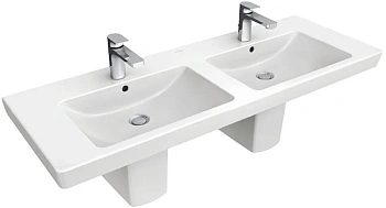 Раковина Villeroy&Boch Subway 2.0 7175D001, 130 х 47 см, подвесная, альпийский белый