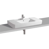 Раковина Geberit Renova 125100000 Plan, 100 х 48 см, белая - Gidratop.ru изображение