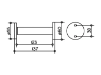 Держатель запасного рулона Keuco Edition 300 30063 010000 - Gidratop.ru изображение