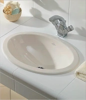Раковина Villeroy&Boch Loop&Friends 615510R1, 50,5 х 36 см, встраиваемая сверху, альпийский белый - Gidratop.ru изображение