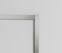 Душевой уголок Slim-N VSS-4SN9010CLBN, 1000*900, брашированный никель, стекло прозрачное - Gidratop.ru изображение