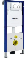 Инсталляция Geberit 111.300.00.5 Duofix UP320 для унитаза в комплекте с клавишей Geberit Sigma 115.882.KJ.1, крепежом, шумоизоляцией и блоком для ароматических таблеток - Gidratop.ru изображение