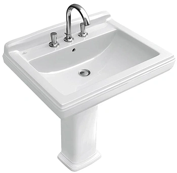 Раковина Villeroy&Boch Hommage 710175R1, 75 x 58 см, альпийский белый