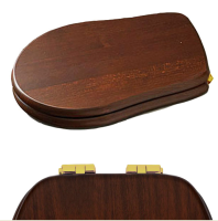 Комплект шарниров (микролифт) для сиденья 1087, цвет золото (только для сидений нового типа 2019г и позже) - Gidratop.ru изображение